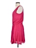 Three Eighty Two 100% Polyester Solid Pink Casual Dress Size S - photo 5