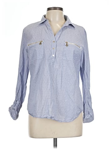 Anne Klein 3/4 Sleeve Button-Down Shirt (view 1)
