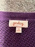 Pixley Color Block Purple Pullover Sweater Size M - photo 7