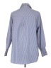Assorted Brands Stripes Blue 3/4 Sleeve Blouse Size L - photo 2