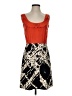 Tabitha 100% Cotton Graphic Orange Casual Dress Size 2 - photo 1