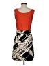 Tabitha 100% Cotton Graphic Orange Casual Dress Size 2 - photo 2