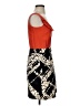 Tabitha 100% Cotton Graphic Orange Casual Dress Size 2 - photo 4
