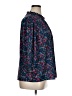 SimpleFun 100% Polyester Floral Blue 3/4 Sleeve Blouse Size XL - photo 4