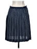 J.Crew 100% Polyester Polka Dots Blue Casual Skirt Size 2 - photo 2