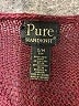 PURE HANDKNIT Burgundy Pullover Sweater Size S - photo 7