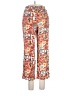 Assorted Brands Print Orange Casual Pants Size L - photo 1