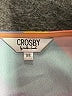 Crosby 100% Polyester Graphic Orange Short Sleeve Blouse Size XS - photo 7
