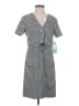 CeCe Houndstooth Gray Casual Dress Size 4 - photo 1