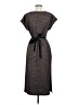 Saint + Sofia Metallic Gray Brown Casual Dress Size 6 - photo 2