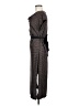 Saint + Sofia Metallic Gray Brown Casual Dress Size 6 - photo 5