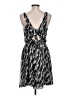 BCBGeneration 100% Polyester Graphic Gray Casual Dress Size L - photo 2