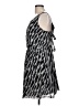 BCBGeneration 100% Polyester Graphic Gray Casual Dress Size L - photo 5