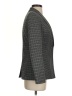 White House Black Market Houndstooth Gray Blazer Size 00 - photo 4