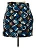 Zara Basic Paisley Blue Black Casual Skirt Size M - photo 1