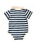 Unbranded Stripes Blue Short Sleeve Onesie Size 3-6 mo - photo 2