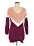 Assorted Brands Color Block Burgundy Pullover Sweater Size M - photo 1