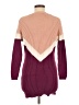 Assorted Brands Color Block Burgundy Pullover Sweater Size M - photo 2