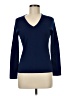 Lord & Taylor 100% Merino Wool Blue Wool Pullover Sweater Size M (petite) - photo 1
