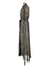 Moda International 100% Polyester Animal Print Gray Casual Dress Size S - photo 5