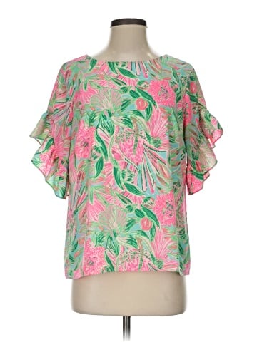 Lilly Pulitzer Short Sleeve Blouse (view 1)