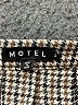 Motel Houndstooth Brown Casual Skirt Size S - photo 4
