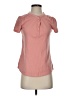 Just Be... Pink Short Sleeve Henley Size S - photo 1