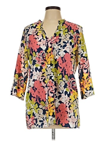 Old Navy 3/4 Sleeve Blouse (view 1)