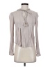 Floreat 100% Rayon Gray Long Sleeve Blouse Size 2 - photo 1