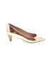 BCBGMAXAZRIA 100% Leather Gold Heels Size EU 38 1/2 - photo 1