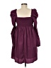 Entro Solid Burgundy Cocktail Dress Size M - photo 2
