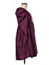 Entro Solid Burgundy Cocktail Dress Size M - photo 4