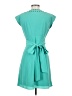 Gianni Bini 100% Polyester Solid Teal Casual Dress Size 2 - photo 2