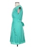 Gianni Bini 100% Polyester Solid Teal Casual Dress Size 2 - photo 5