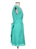 Gianni Bini 100% Polyester Solid Teal Casual Dress Size 2 - photo 4