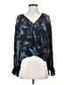 ALLSAINTS Teal 3/4 Sleeve Blouse Size 2 - photo 1
