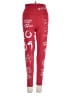 Assorted Brands Graphic Red Leggings Size S - photo 1