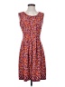 Max Studio Paisley Orange Casual Dress Size S - photo 1