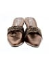 Whittall & Shon Metallic Gold Brown Mule/Clog Size 7 - photo 2