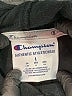 Champion 100% Cotton Black Pullover Hoodie Size L - photo 7