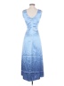 H&M 100% Polyester Blue Cocktail Dress Size XS - photo 2