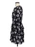 1.State 100% Polyester Floral Black Casual Dress Size S - photo 5