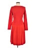 Venus Solid Red Casual Dress Size M - photo 2