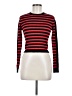 Zara Stripes Red Turtleneck Sweater Size M - photo 1