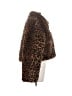 Maeve 100% Polyester Animal Print Brown Faux Fur Jacket Size S - photo 4