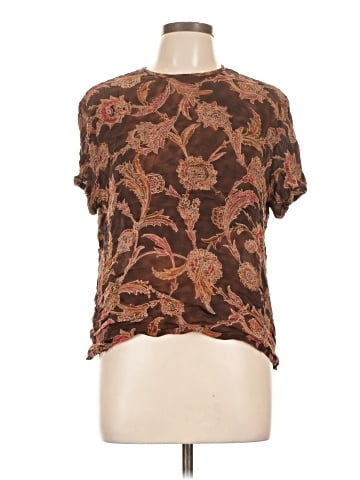 Linda Allard Ellen Tracy Short Sleeve Blouse (view 1)