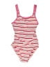 DAKS Stripes Pink One Piece Swimsuit Size S - photo 1
