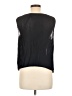 Leifnotes 100% Polyester Black Sleeveless Blouse Size 6 - photo 2