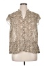 Lane Bryant 100% Polyester Animal Print Ivory Sleeveless Blouse Size 18 - 20 Plus - photo 1