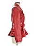 Alexander McQueen 100% Leather Red Jacket Size EU (IT) 42 / US 6 - photo 4